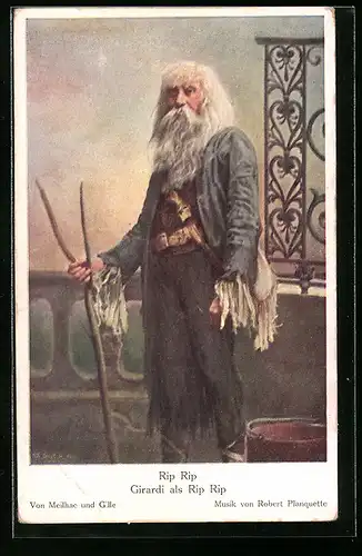 AK Schauspieler Girardi als Rip Rip
