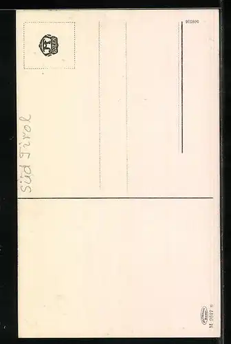 AK Bozen, Häuser in der Laubengasse