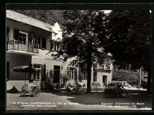 AK Atzwang bei Bozen, Gasthaus St. Urbankeller