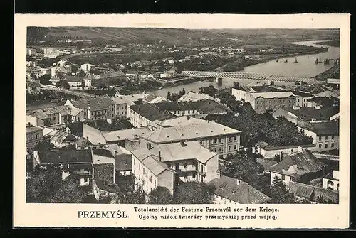 AK Przemysl, Totalansicht der Festung vor dem Kriege