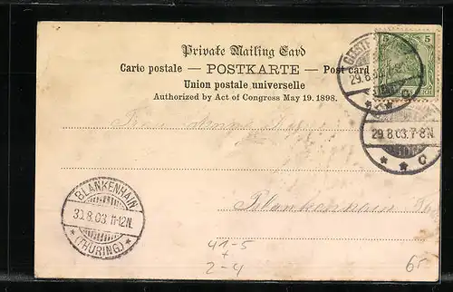 AK Reichspostdampfer Grosser Kurfürst, Nordd. Llyod Bremen