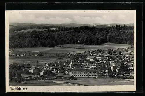 AK Treuchtlingen, Ortsansicht aus der Vogelschau