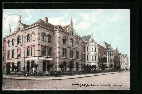 AK Wittenberge a. E., Schlachterei in der Hohenzollernstrasse