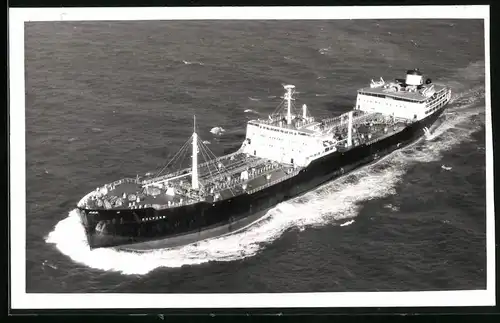 Fotografie Tankschiff Solfonn in Fahrt auf See