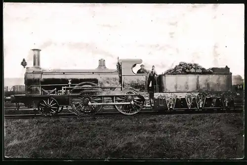 Fotografie britische Eisenbahn, Dampflok, Tender-Lokomotive