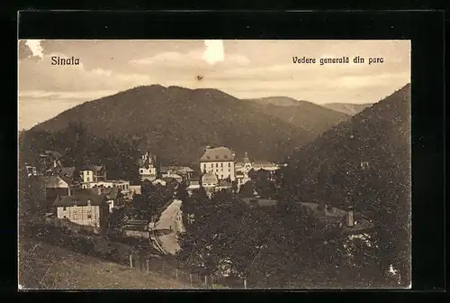 AK Sinaia, Vedere generala din parc