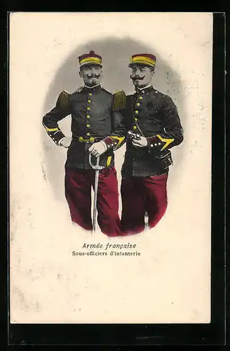 AK Armée francaise, Sous-officiers d`infanterie