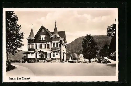 AK Bad Teinach, Gasthof zur Station Teinach