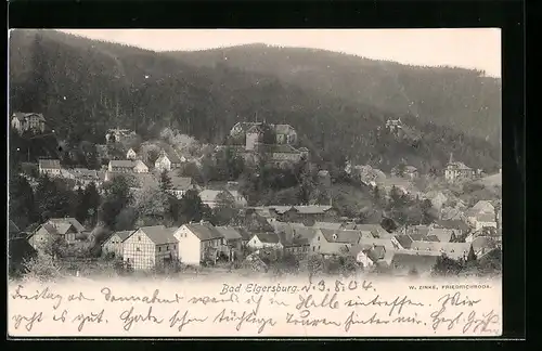 AK Bad Elgersburg, komplette Ortsansicht