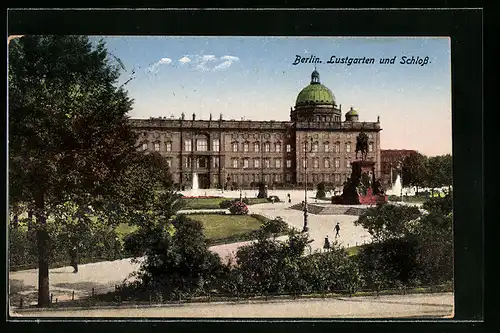 AK Berlin, Lustgarten und Schloss