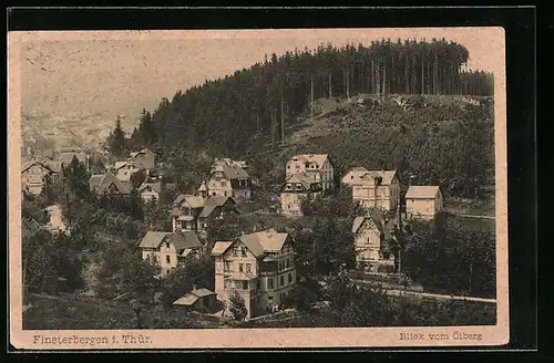 AK Finsterbergen i. Thür., Blick vom Ölberg auf den Ort