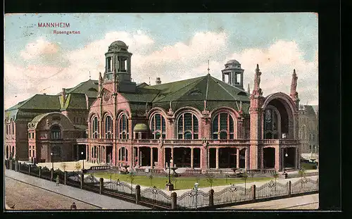 AK Mannheim, Blick auf den Rosengarten