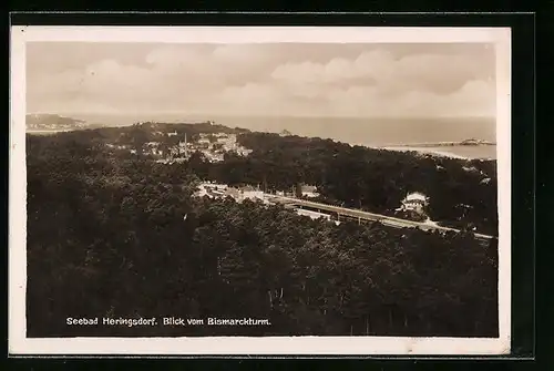 AK Heringsdorf, Blick vom Bismarckturm