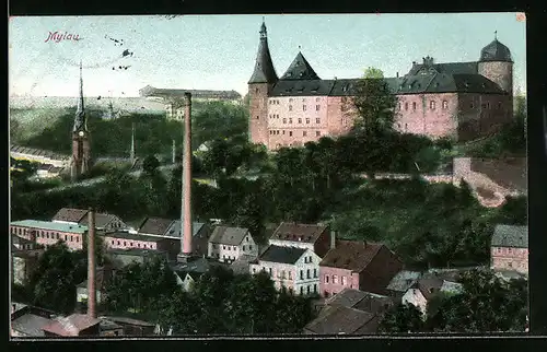 AK Mylau, Ansicht vom Ort