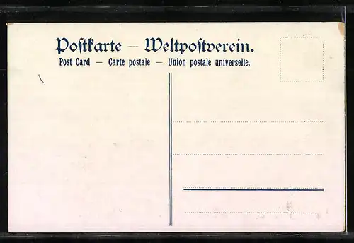 Künstler-AK Passagierschiff Kaiserin Auguste Victoria der H.-A.-Linie, Innenansicht des Gesellschaftszimmers