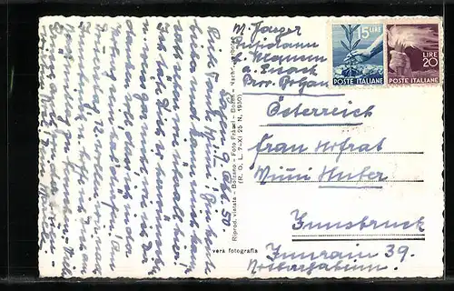 AK Lajen, Ortsansicht mit Sella und Langkofel