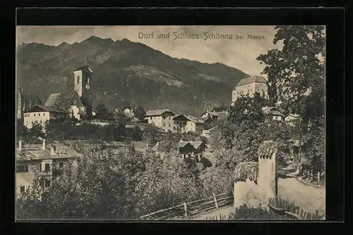 AK Schönna, Dorf und Schloss