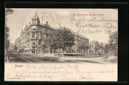 AK Bergen, Ole Bulls Plads og Hotel Norge