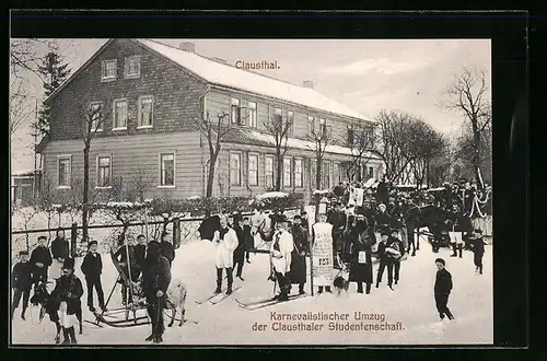 AK Clausthal, Karnevalistischer Umzug der Clausthaler Studentenschaft