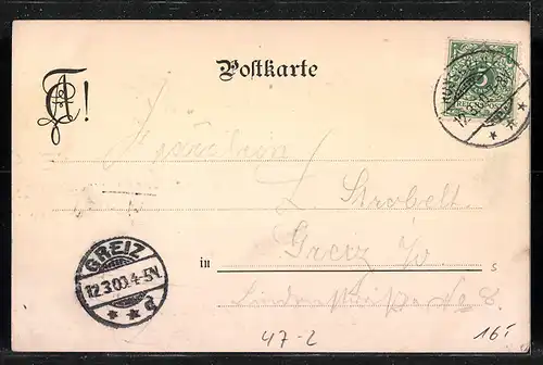 AK Vivat akanthus, hosti frontem., Studentenwappen
