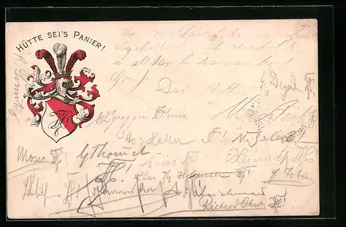 AK Hütte sei`s Panier!, Studentenwappen
