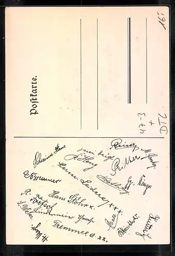 Künstler-AK Freising, Lehrerabsolvia 1926