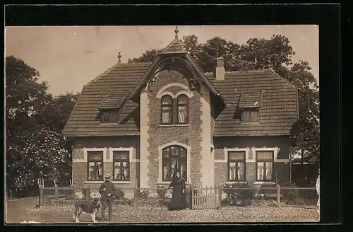 Foto-AK Hanerau, Haus Trede 1911