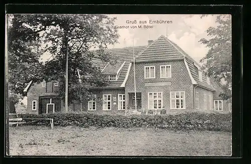 AK Embühren, Gasthof von M. Bötel