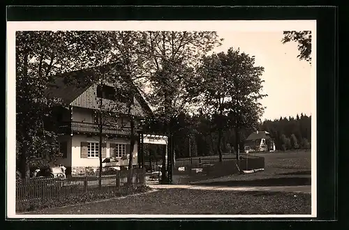 AK Wurzbach /Thür., Fremdenheim und Gaststätte Heinrichsort