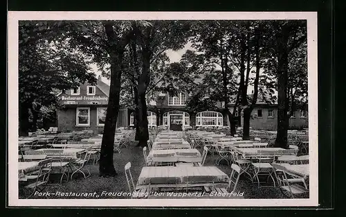 AK Wuppertal-Elberfeld, Park-Restaurant Freudenberg