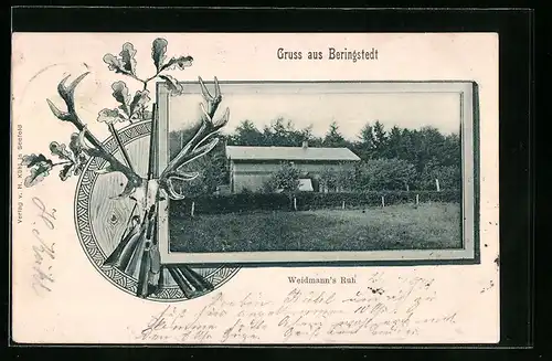 AK Beringstedt, Gasthaus Weidmanns Ruh