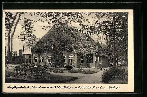 AK Hohenwestedt, Gasthaus Joachimsquelle von Joachim Rathge