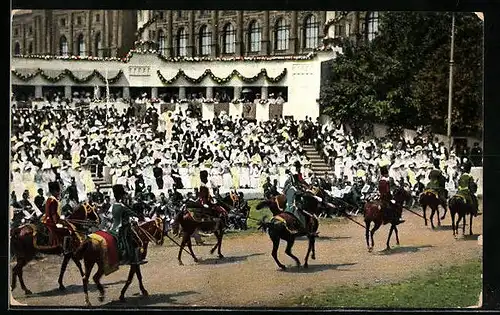AK Kaiserhuldigung, Festzug 1908