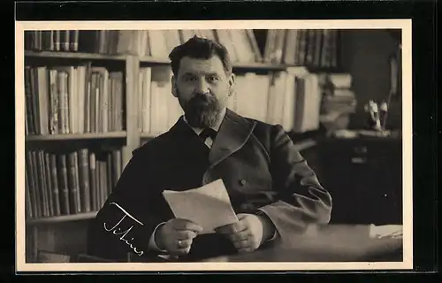 AK Porträt des Göttinger Professoren D. Arthur Titius