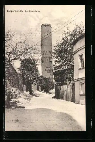 AK Tangermünde, Blick auf den Schrottturm