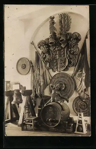 AK Ravensburg, Innenansicht des Museums