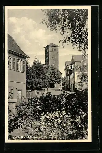 AK Schömberg, Ortsansicht mit Kirche