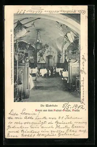 AK Berlin, Gasthaus Kaiser-Keller