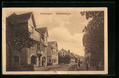 AK Furtwangen, Partie in der Wilhelmstrasse