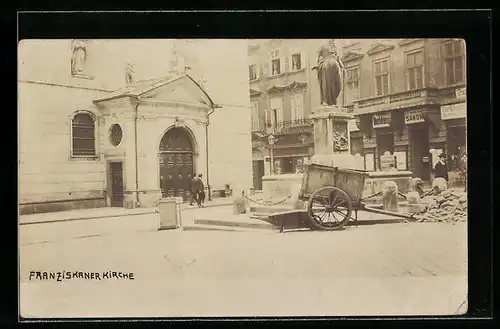 AK Wien, Eingang der Franziskanerkirche