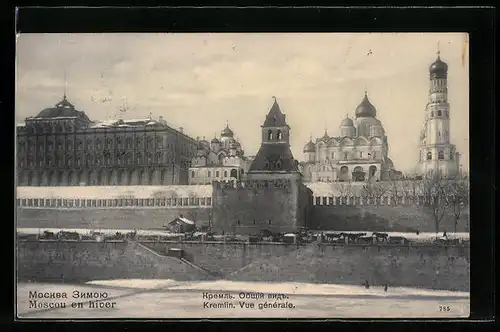 AK Moscou, Kremlin, Vue generale