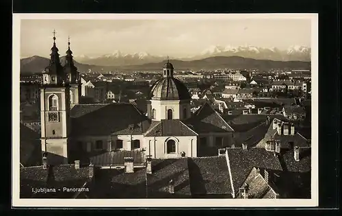 AK Ljubljana, Panorama der Stadt