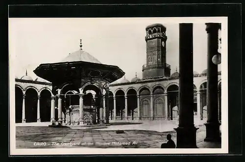 AK Cairo, The Courtyard of the Mosque Mohamed Ali