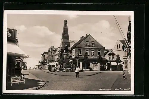 AK Norderney, Am Denkmal, Pension