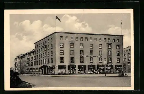 AK Karlsruhe a. Rhein, Kolpinghaus mit Apotheke