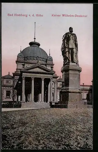 AK Bad Homburg v. d. Höhe, Kaiser-Wilhelm-Denkmal