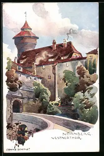 Künstler-AK Nürnberg, Vestnerthor