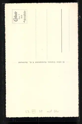 AK Zons a. Rh., Rheinstrasse mit alten Häusern