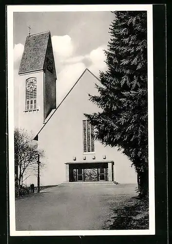 AK Göllsdorf bei Rottweil, Ansicht der Kirche