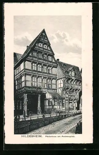 AK Hildesheim, Pfeilerhaus am Andreasplatz